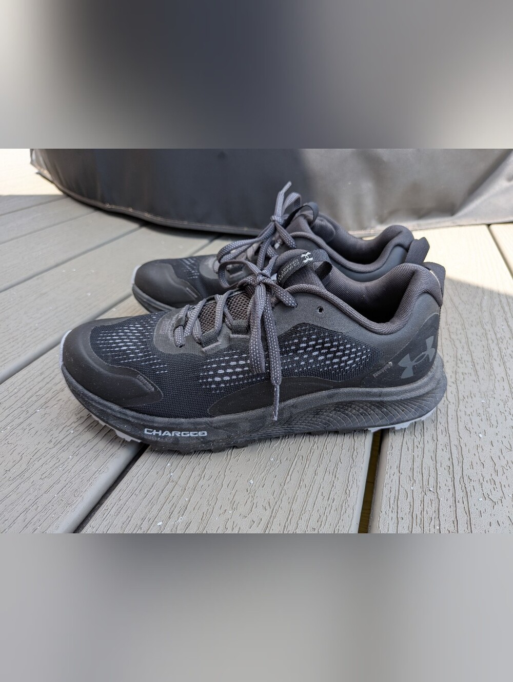 Under Armour | W7.5 | Black Charged Bandit Trail 2 Running Shoes